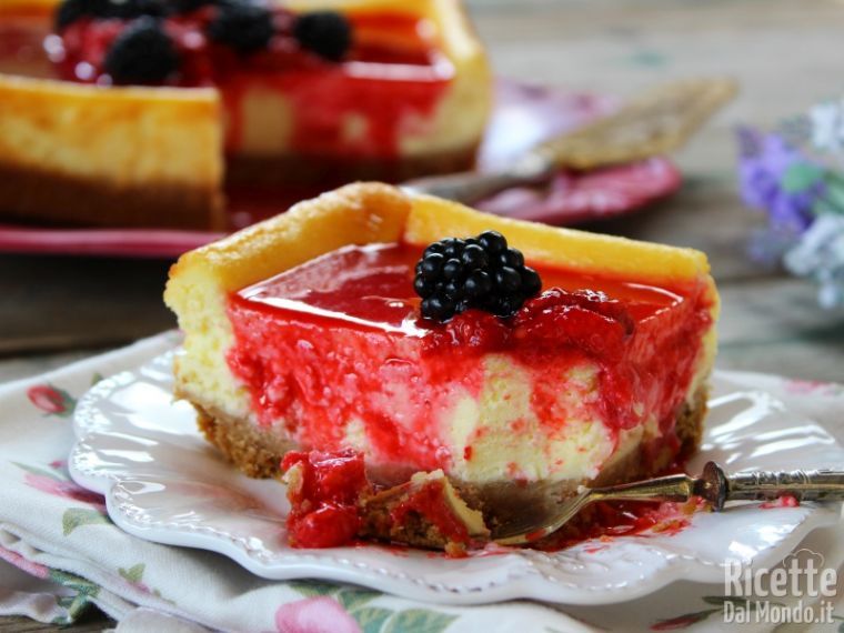 Ricetta cheesecake ai lamponi