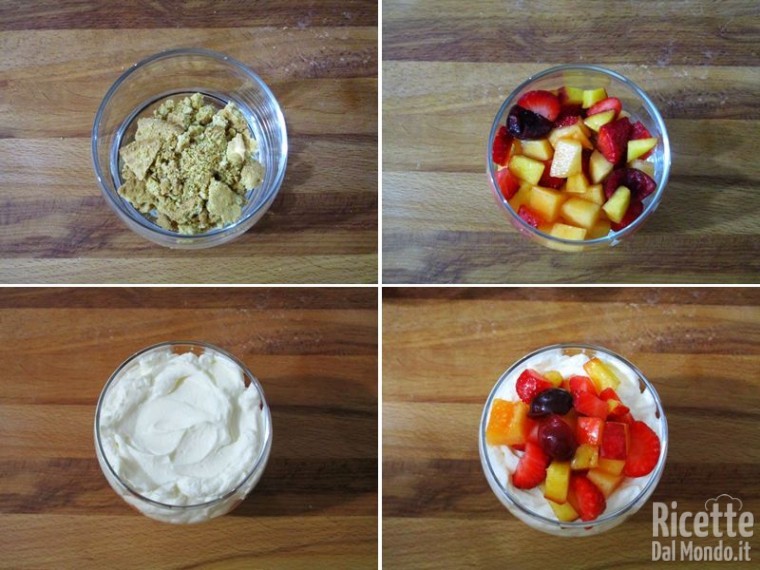 Macedonia con crema mascarpone 4