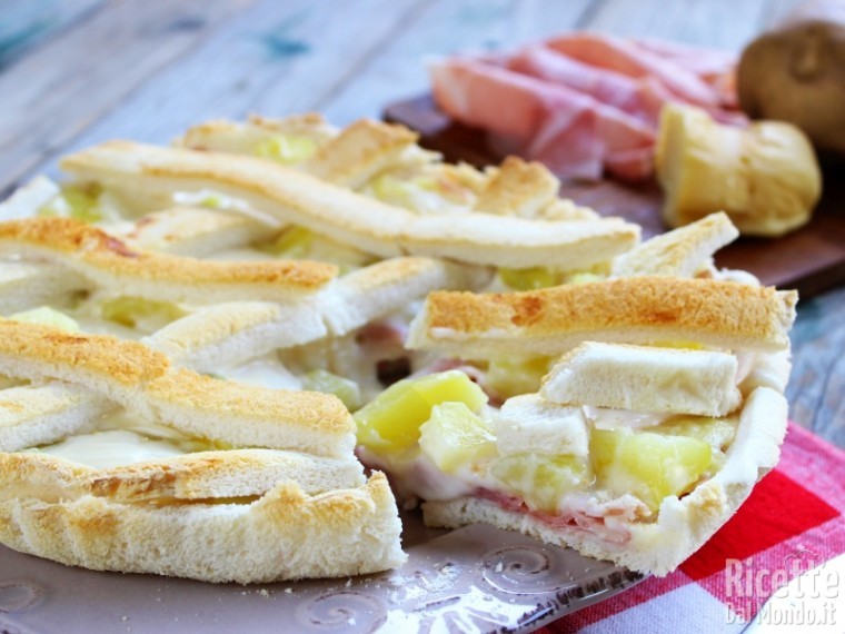 Ricetta per fare la crostata salata pancarrè