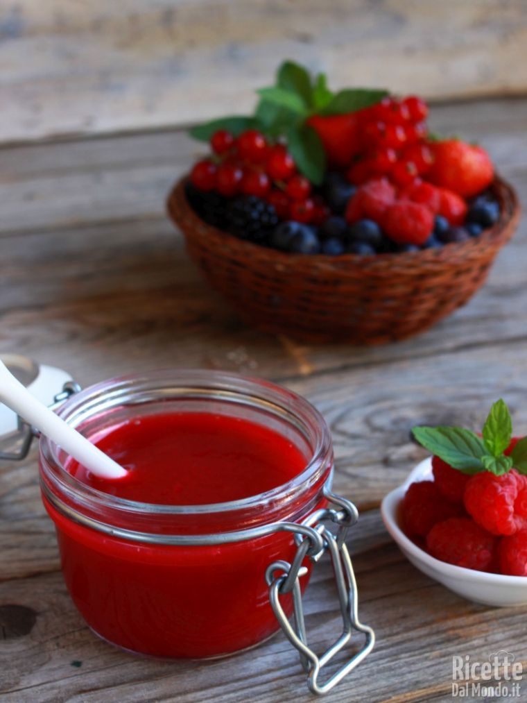 Coulis di lamponi semplice