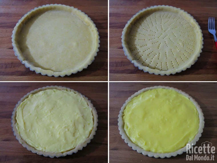 Crostata di mele e crema 6