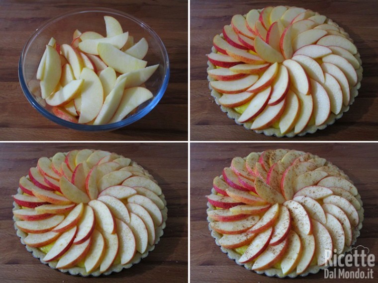 Crostata di mele e crema 7