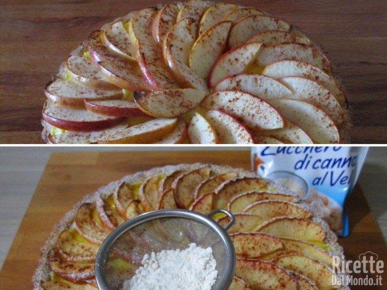 Crostata di mele e crema 8