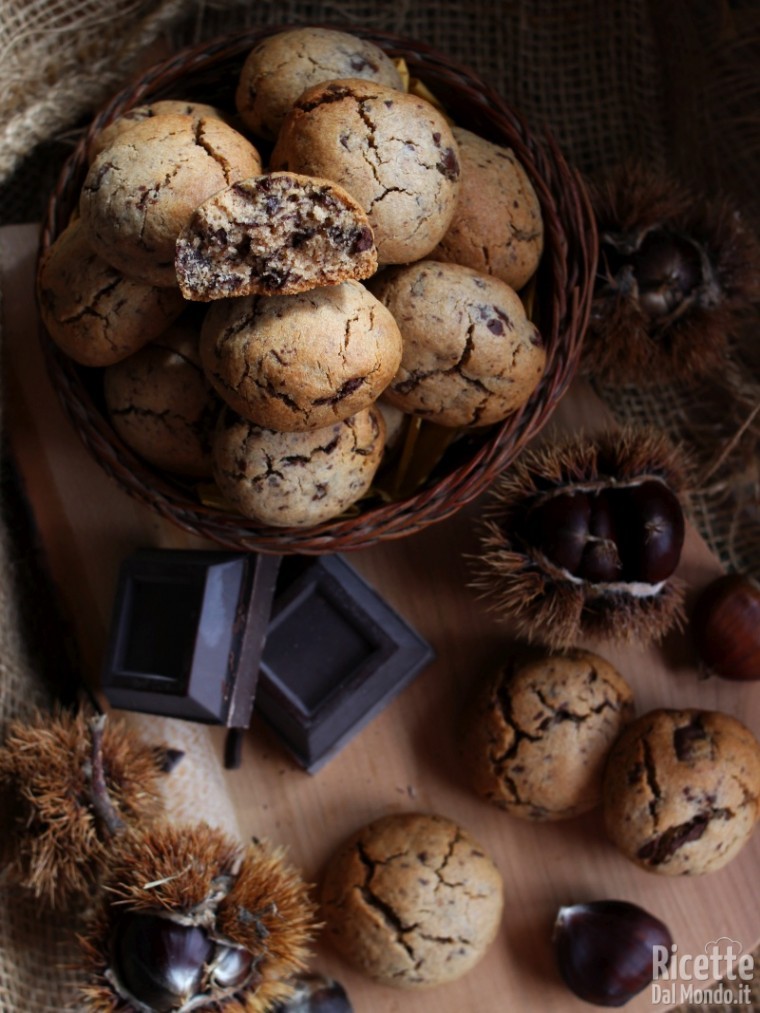 Ricetta dei biscotti con farina di castagne