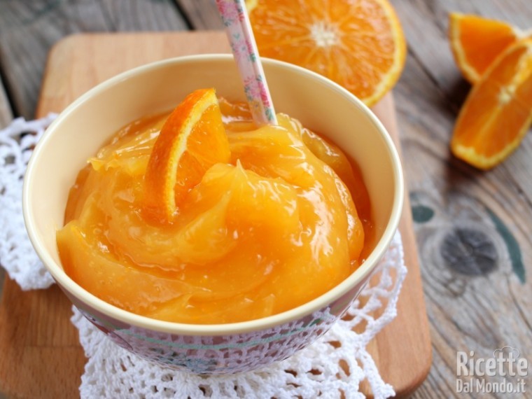 Ricetta crema all'arancia senza uova e senza latte