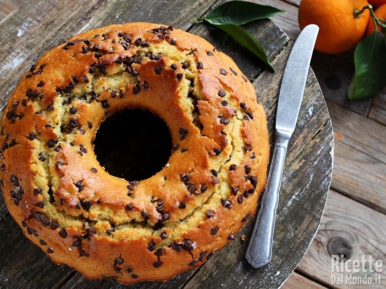 Ricetta ciambella acqua e arancia