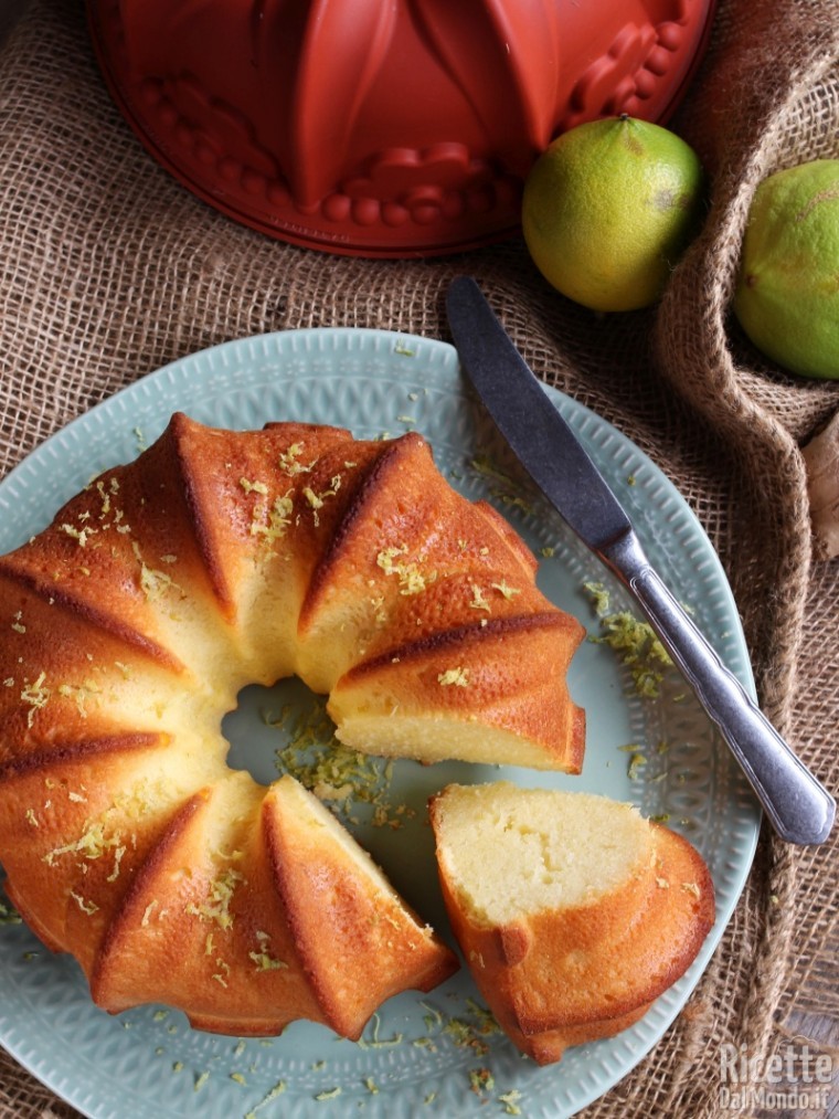 Soffice ciambella bergamotto e zenzero