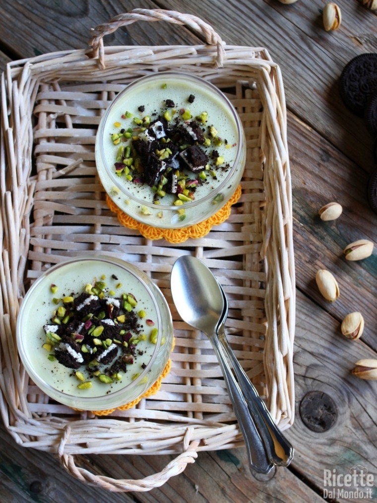 Dolce crema al pistacchio