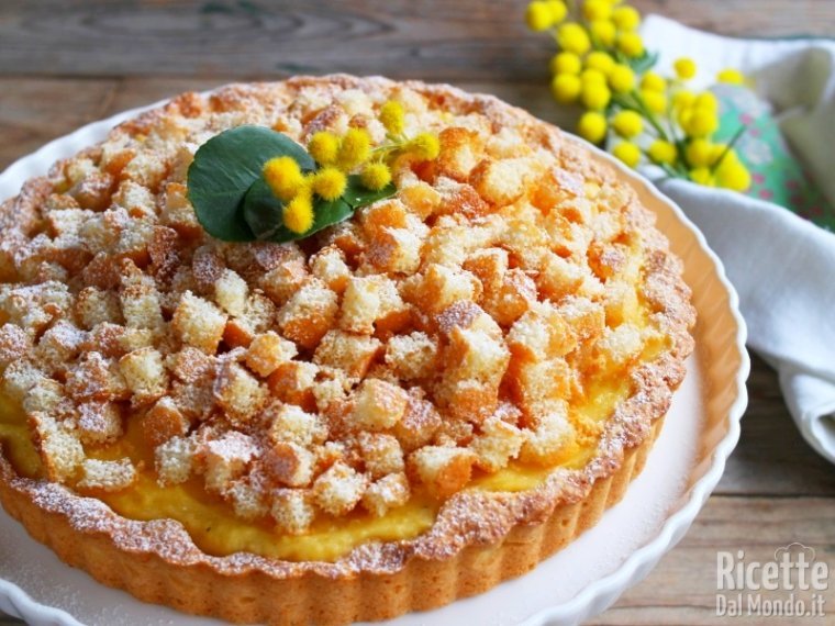 Ricetta crostata mimosa