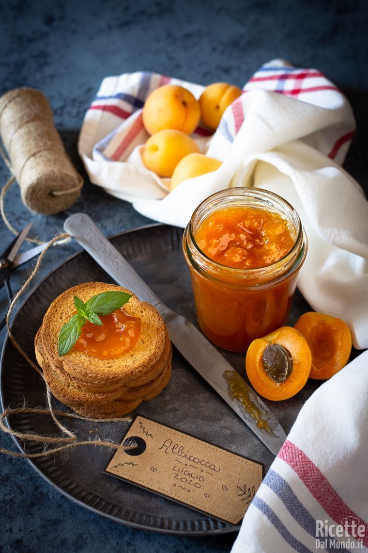 Ricetta confettura di albicocche, marmellata di albicocche