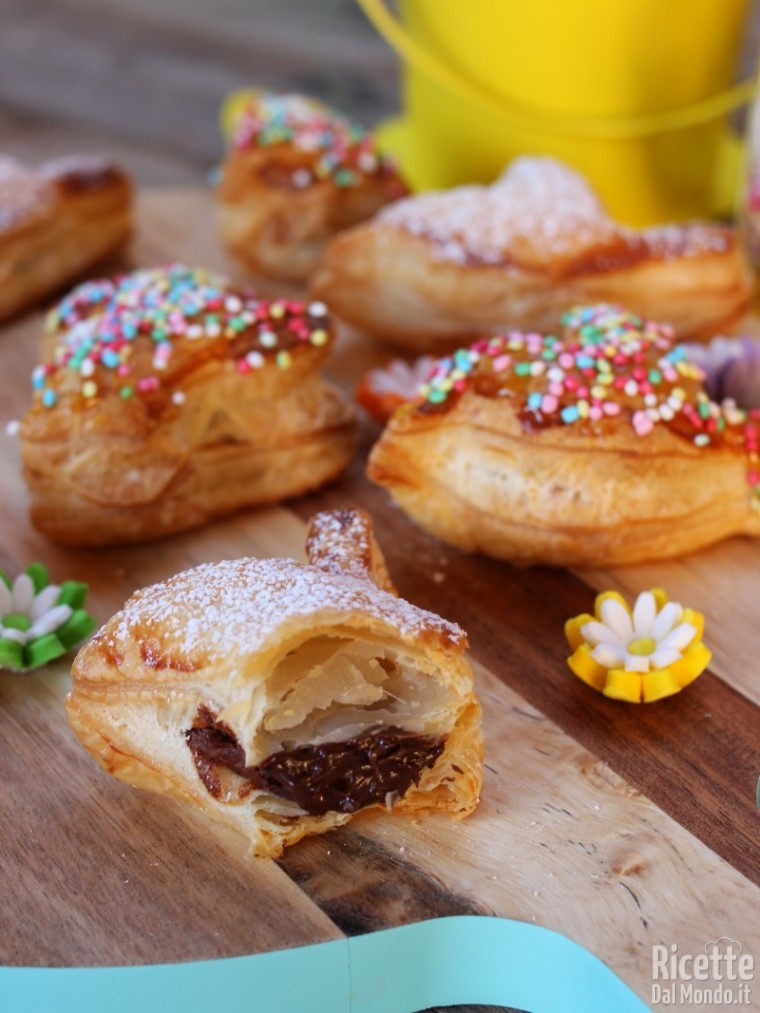 Come fare le colombine di sfoglia