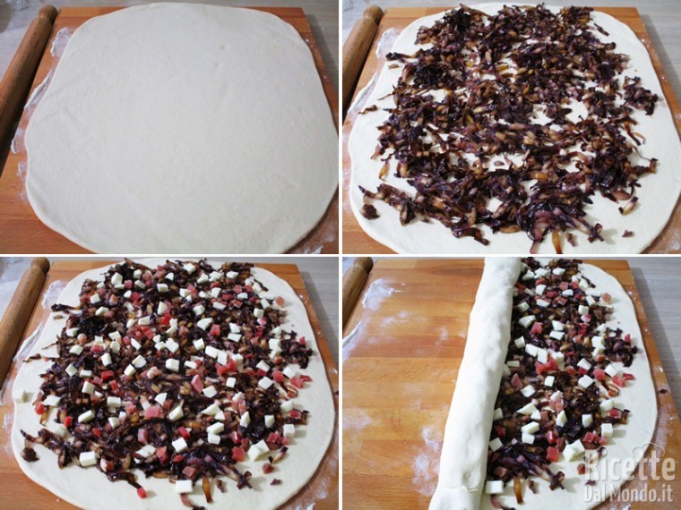 Rustico di ricotta con radicchio e speck 9