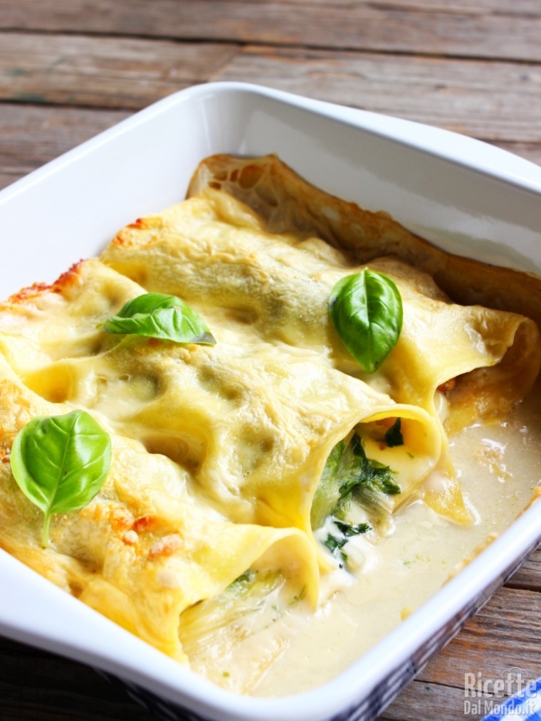 Semplici cannelloni con le scarole