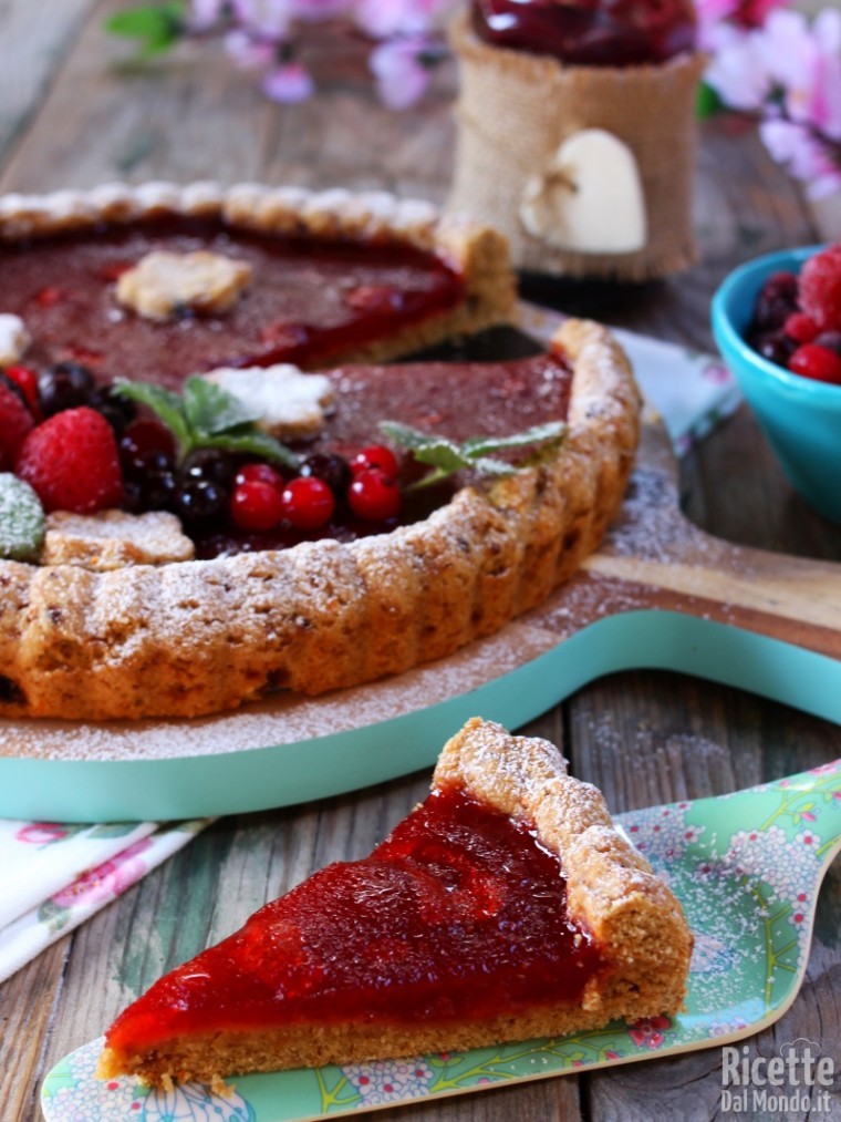 Crostata alla marmellata vegana veloce