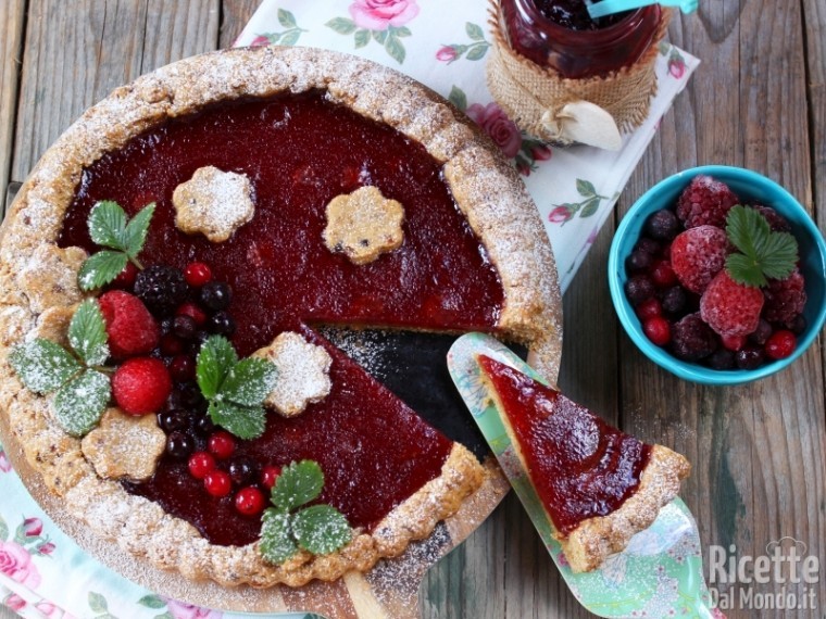 Crostata alla marmellata vegana 8