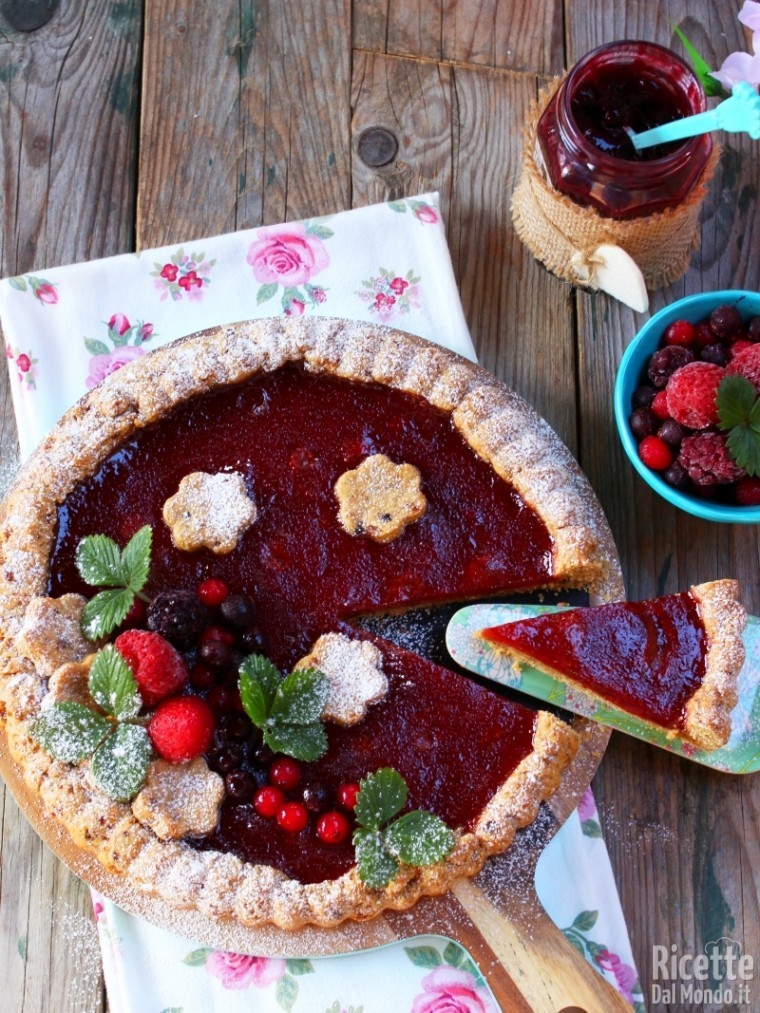 Ricetta crostata vegana