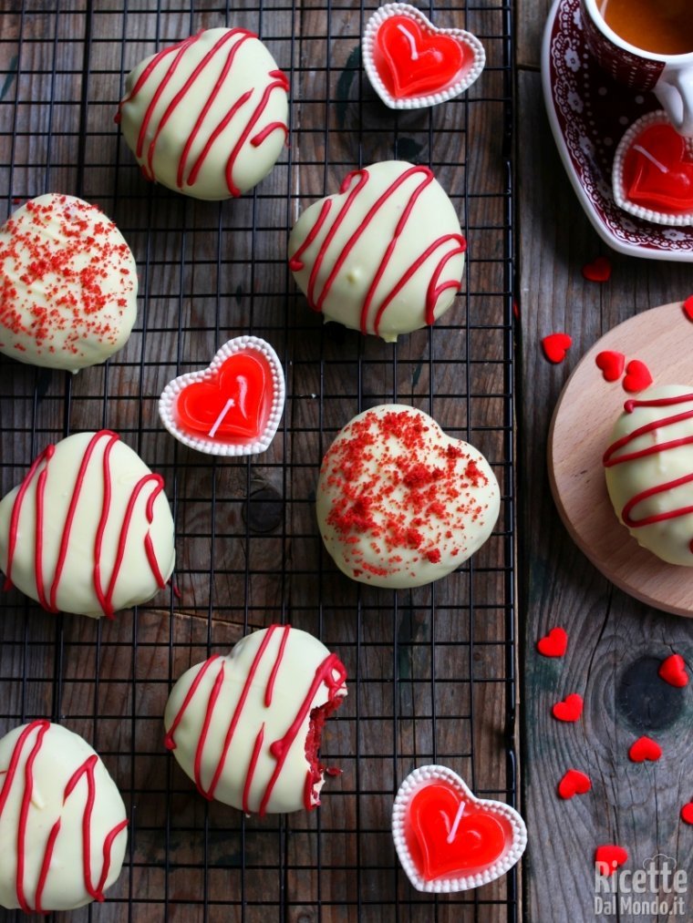 Come fare i cuori con red velvet