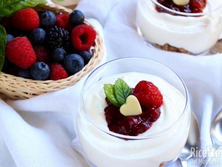 Ricetta coppe allo yogurt