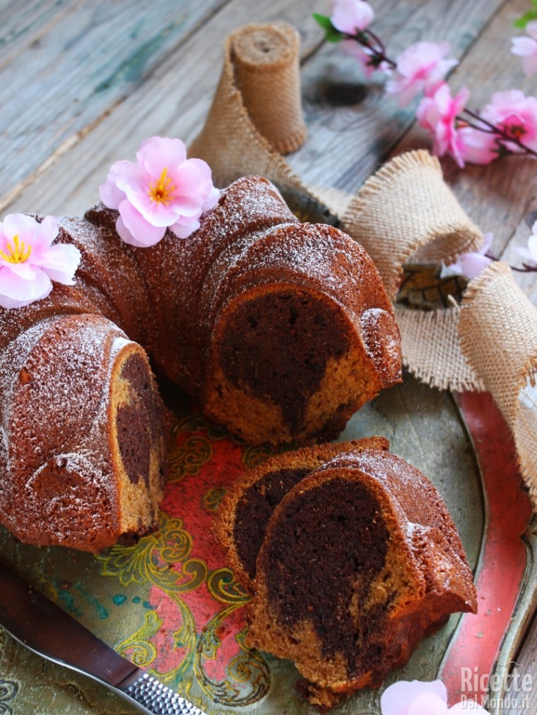 Ricetta ciambella integrale marmorizzata