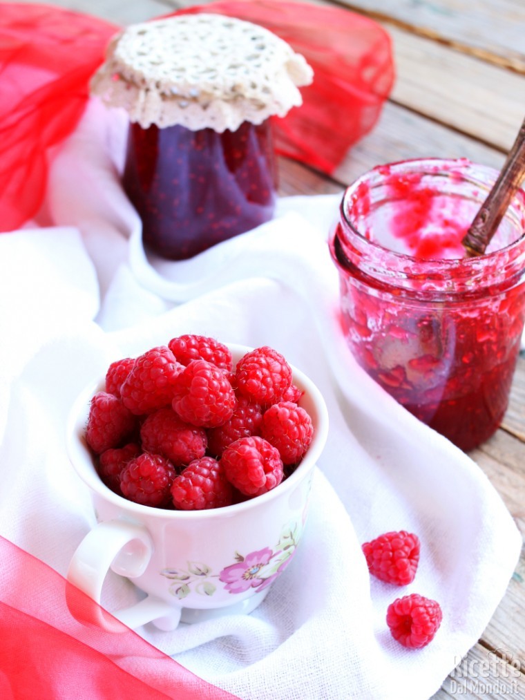 Ricetta per fare la marmellata di lamponi