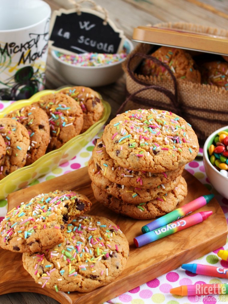 Ricetta per fare i cookies americani