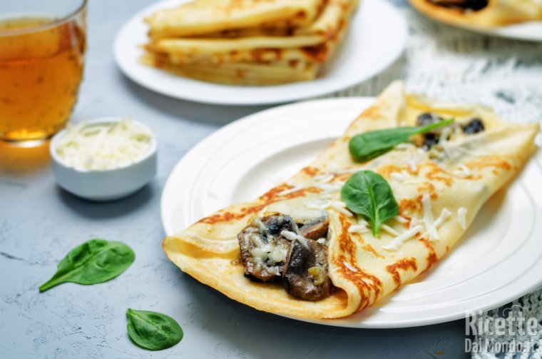 Crepes ai funghi