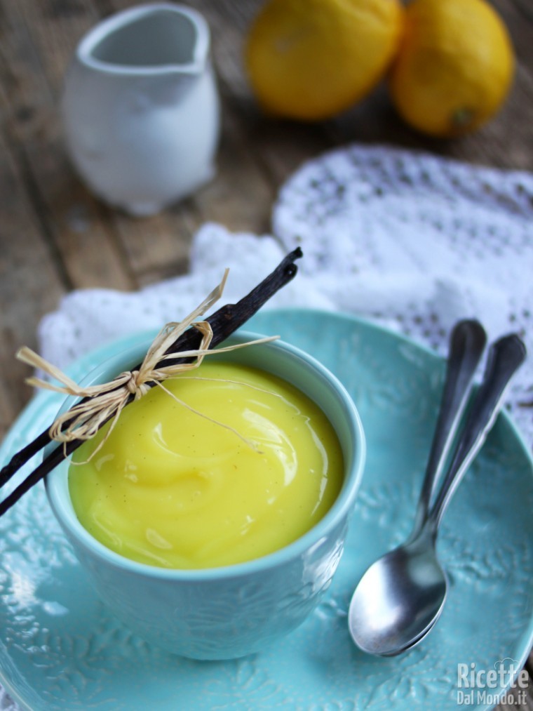 Ricetta crema pasticcera senza uova