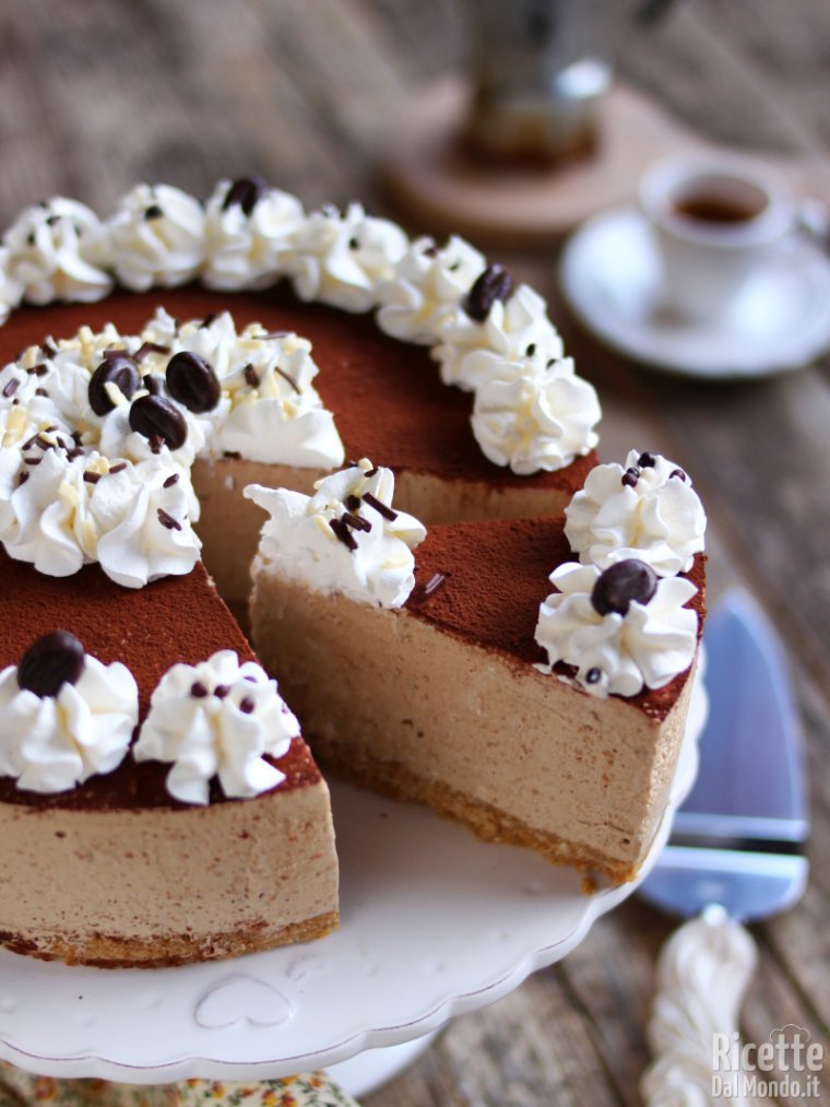 Cheesecake al caffè fredda