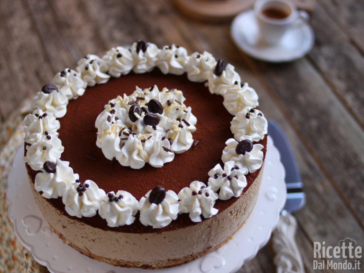Cheesecake al caffè senza cottura Marianna Pascarella