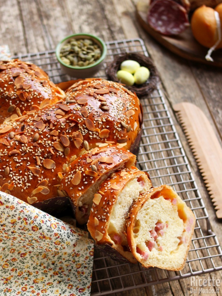 Come fare la colomba salata di pan brioche morbidissima