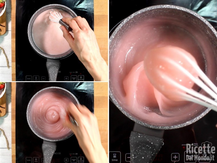 Fate addensare la crema sul fuoco