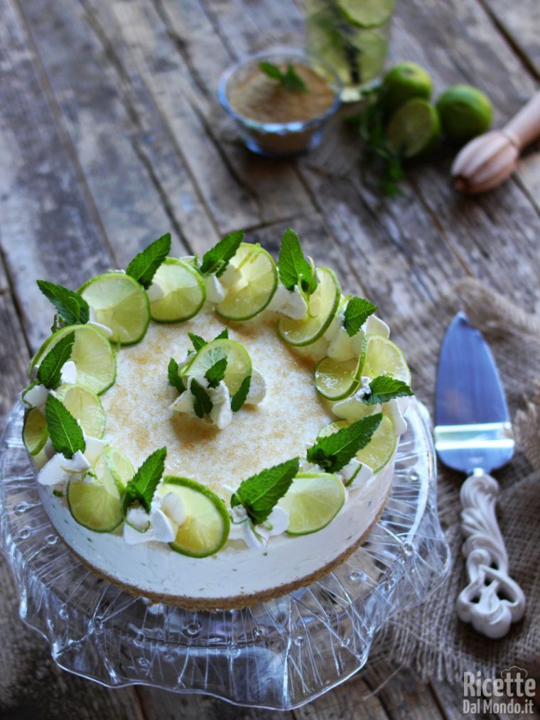 Ricetta cheesecake mojito senza cottura