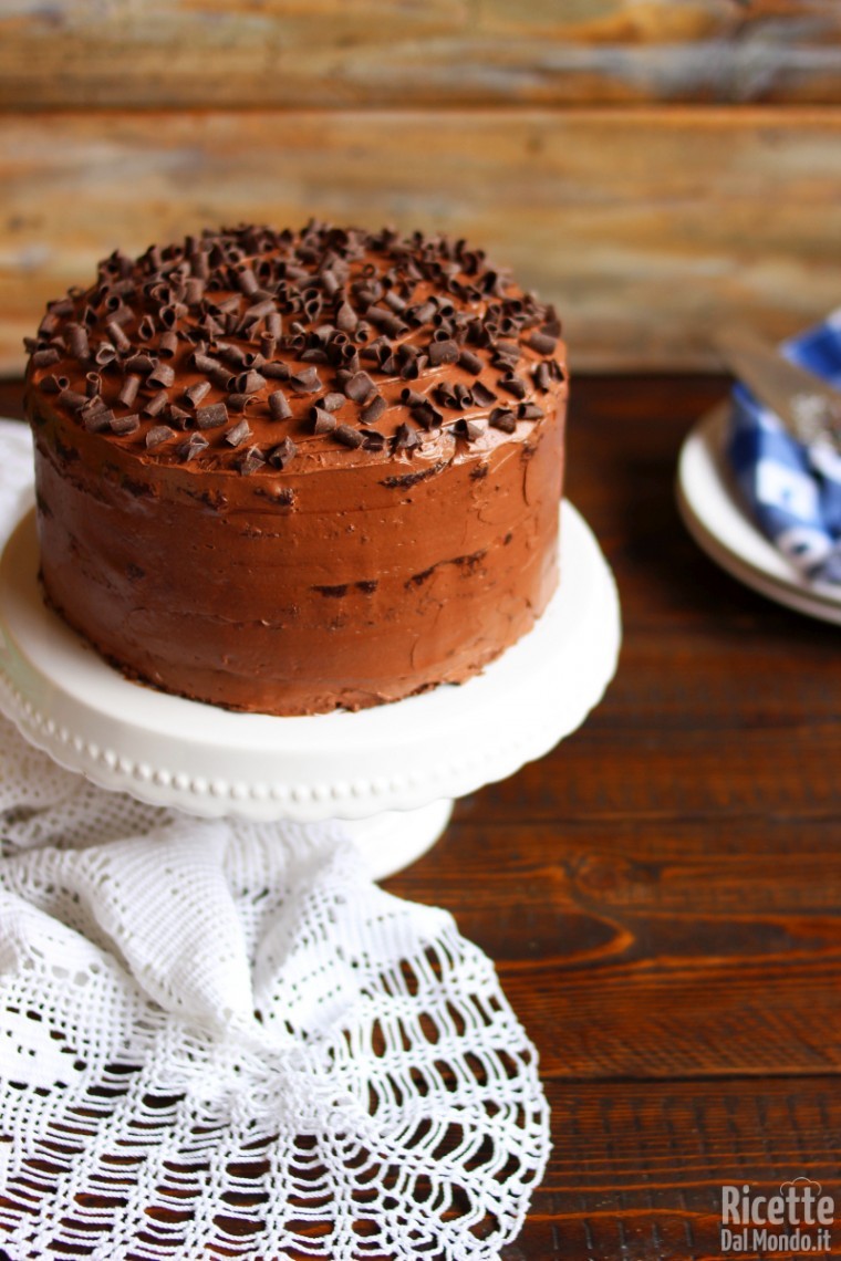 Ricetta chocolate fudge cake