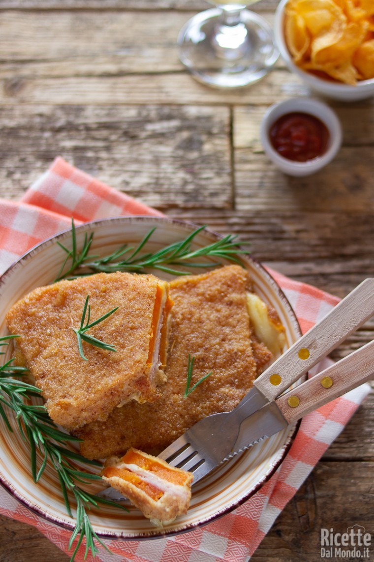 Come fare i cordon bleu di zucca