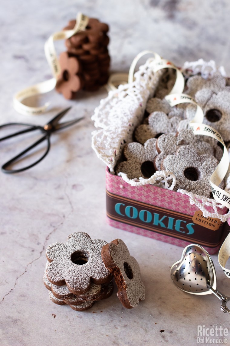 Come fare i canestrelli al cioccolato