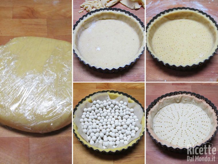 Cuocere alla cieca la base della crostata
