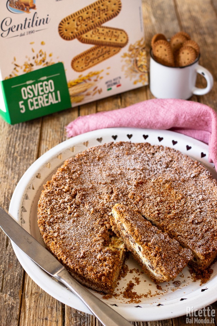 Come fare una crostata di biscotti e ricotta