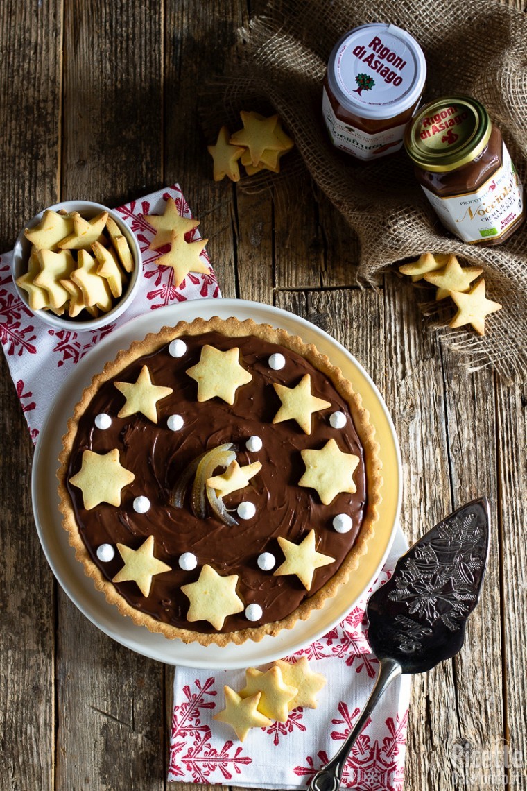 Ricetta crostata arancia e cioccolato