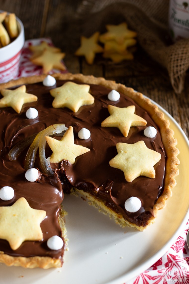Come fare la crostata arancia e cioccolato