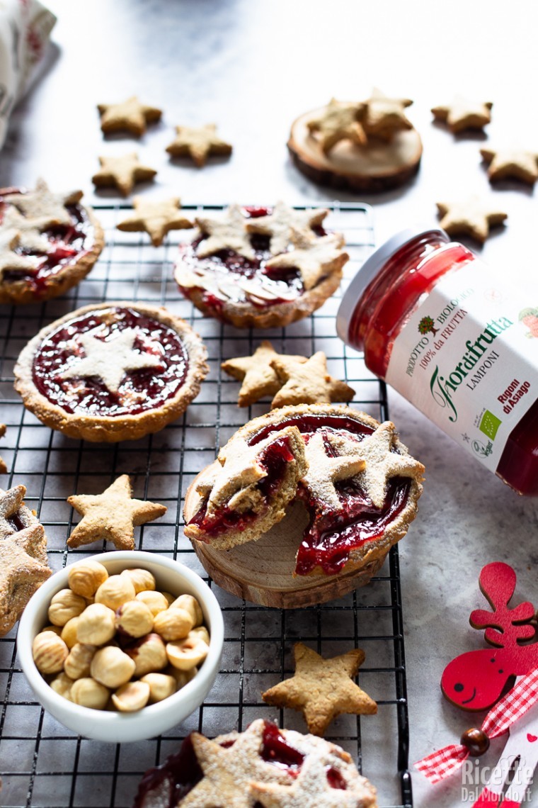 Come fare le crostatine linzer vegane