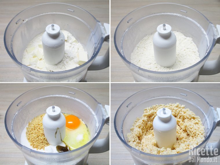 Lavorare con il mixer tutti gli ingredienti