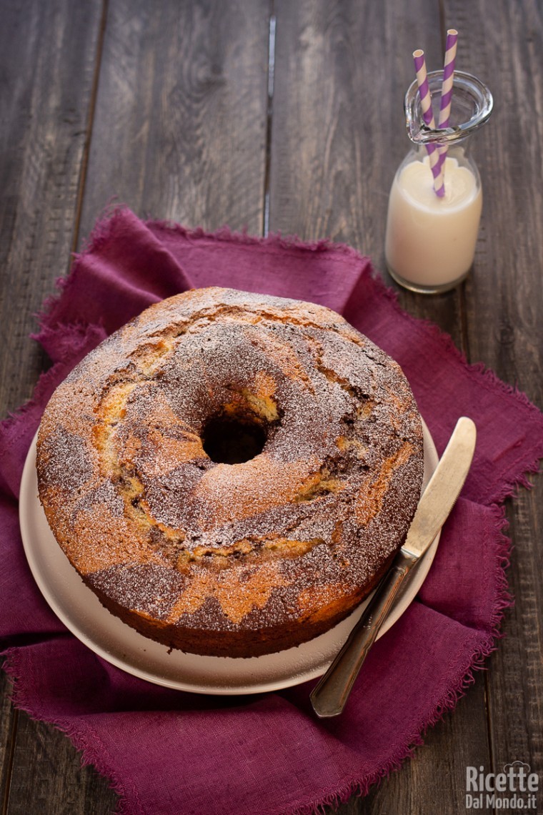 Ricetta chiffon cake marmorizzata