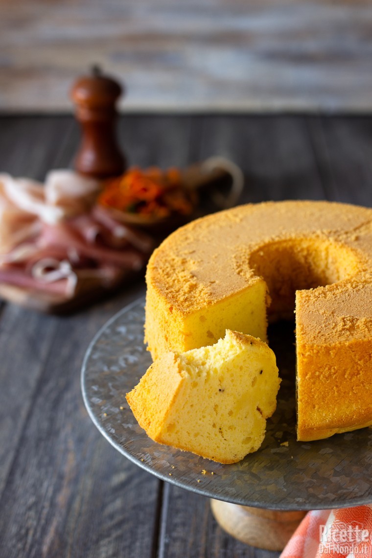 Come fare la chiffon cake salata