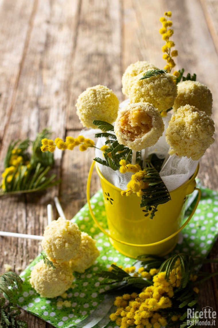 Come fare i cake pops mimosa