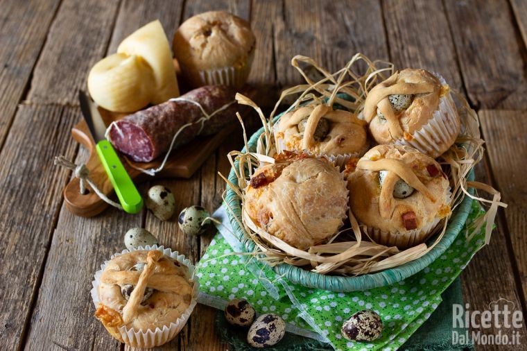 Ricetta Casatiello muffin