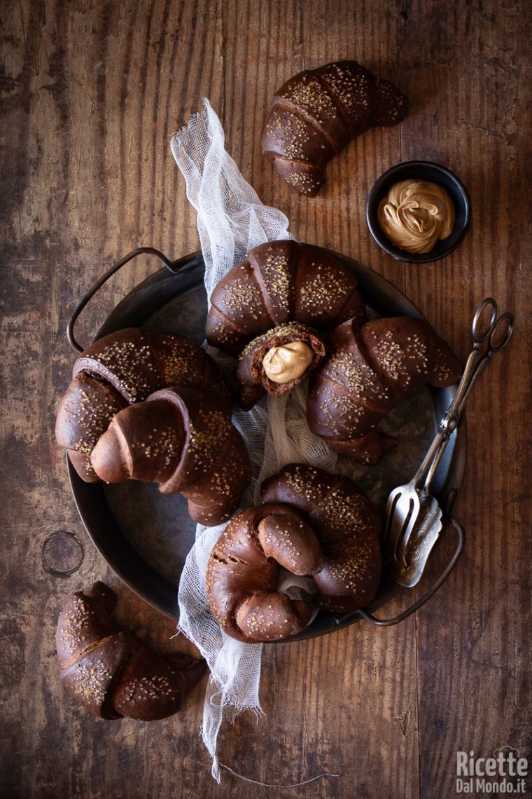 Ricetta cornetti moretti al cioccolato