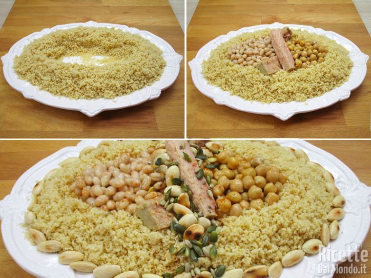 Impiattare con legumi e tonno