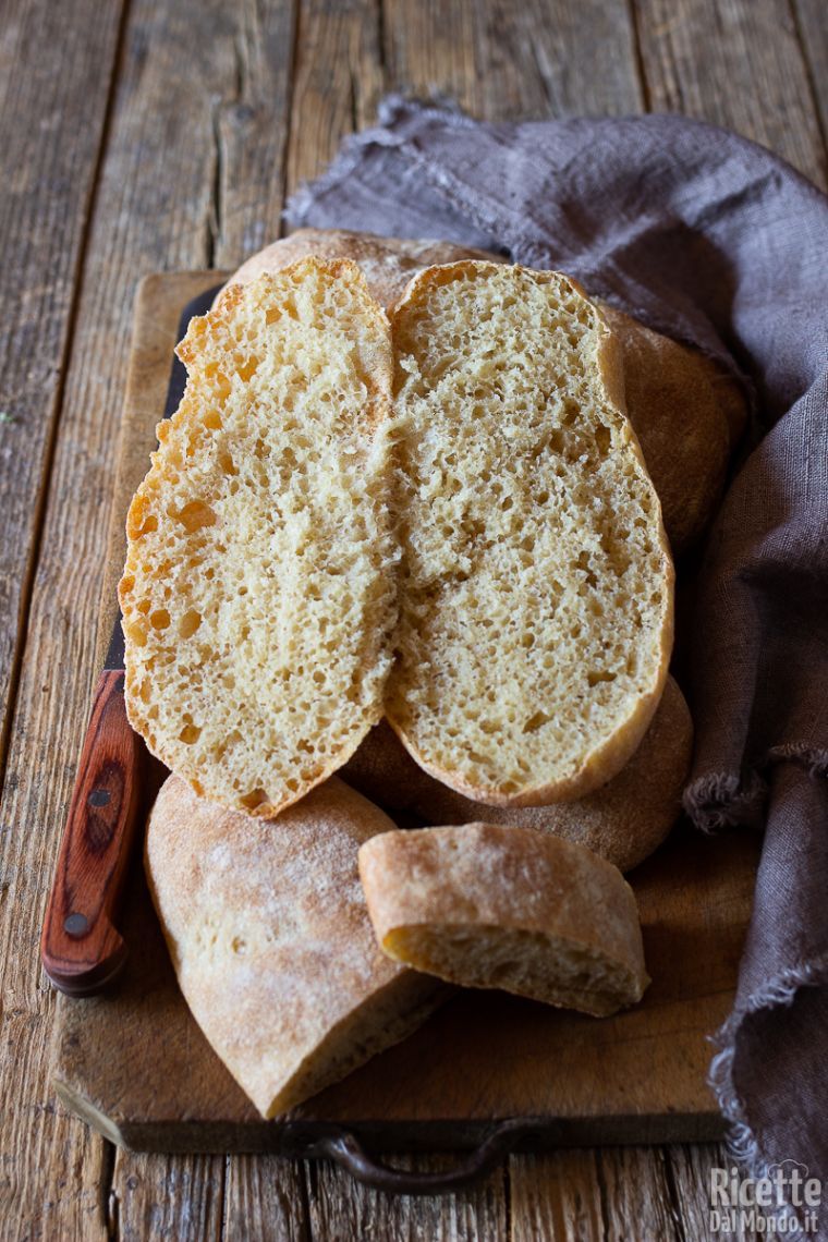 Come far la ciabatta di pane