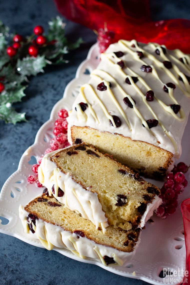 Come fare la christmas cranberry pound cake