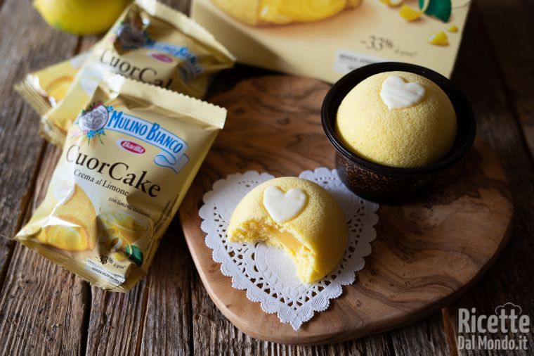 Cuor cake con crema al limone